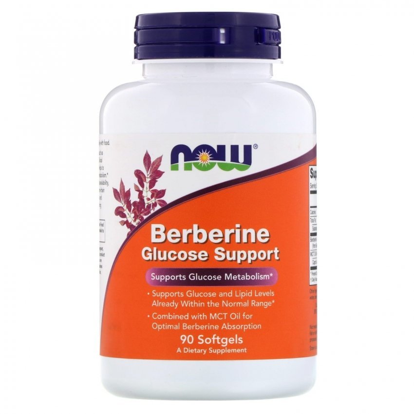 NOW Berberine Glucose Support (90 кап.) 