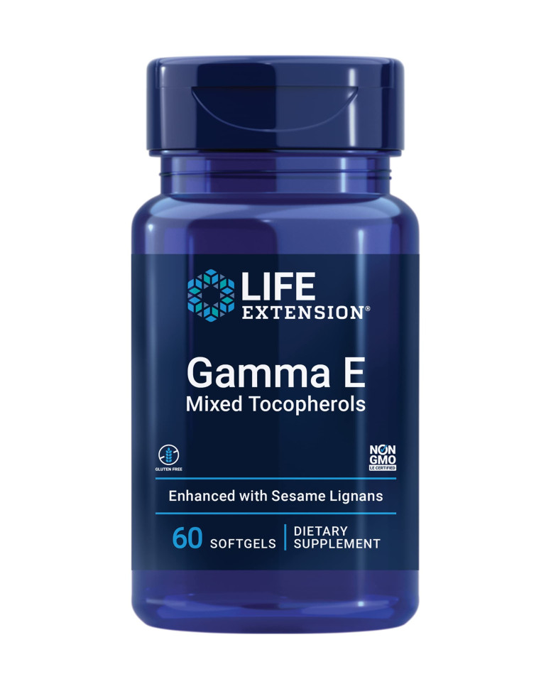 LIFE EXTENSION Gamma E Mixed Tocopherols (60 кап.)