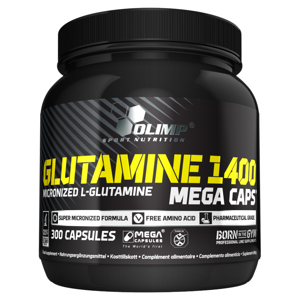 Отдельные аминокислоты Olimp Glutamine  mega (300кап)