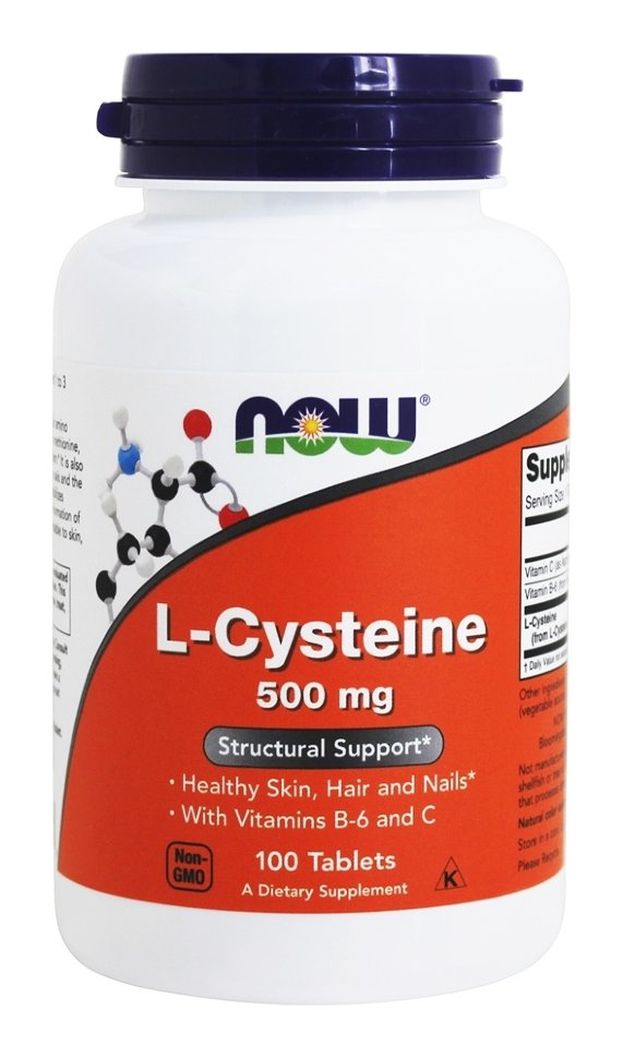 Аминокислоты NOW Cysteine 500mg (100таб)