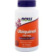 Коэнзим NOW Ubiquinol 100mg (60кап.)