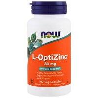 NOW Цинк NOW L-OptiZinc 30mg (100кап.) 100 капс
