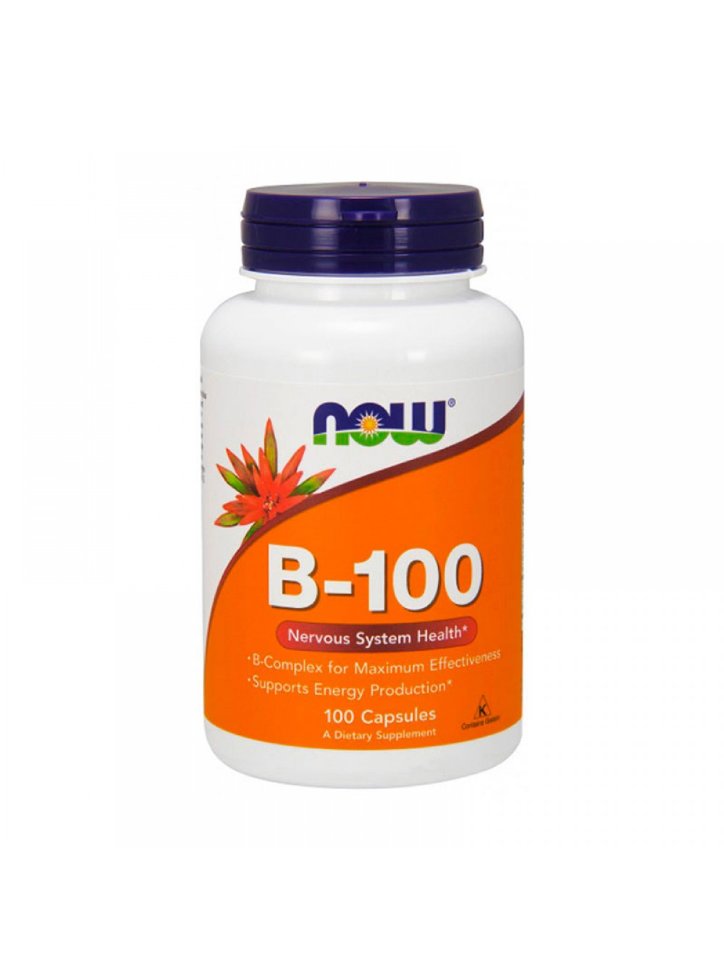 Витамины NOW Vitamin B-100 (100кап)