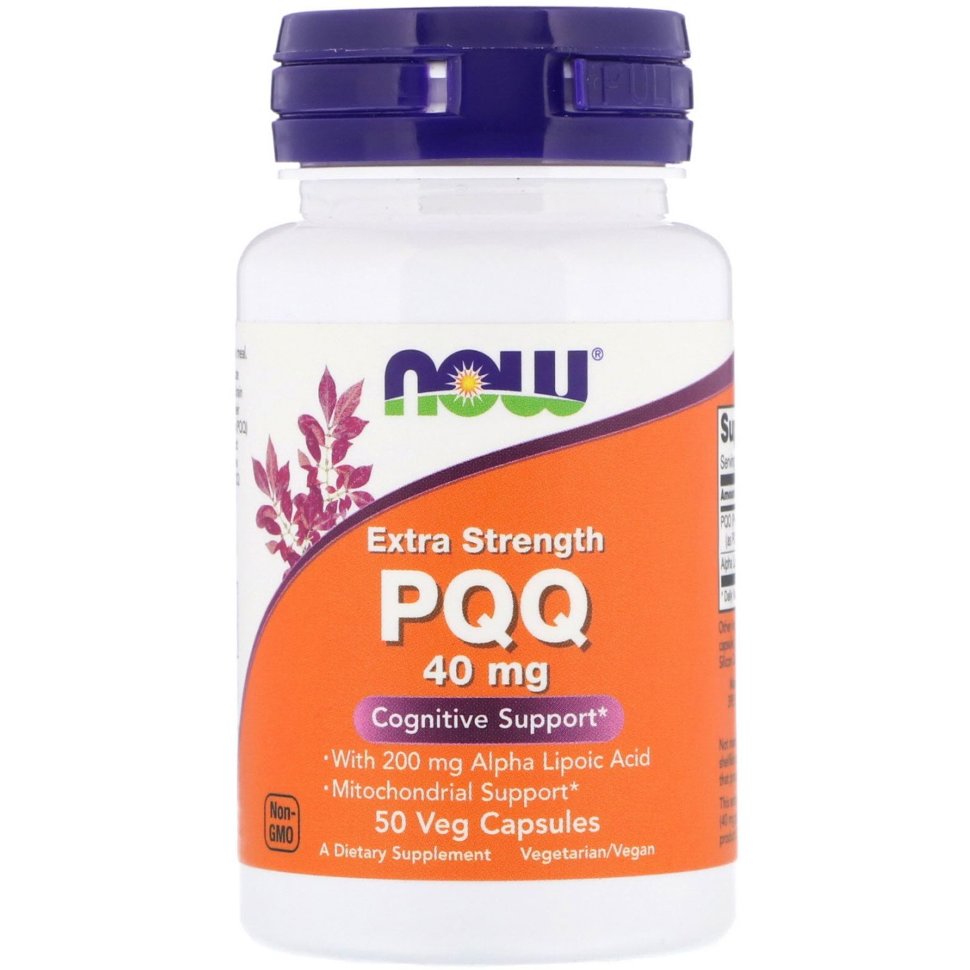 Коэнзим NOW PQQ 40 mg (50 кап.)