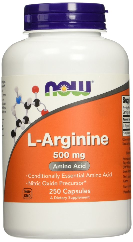  NOW Arginine 500 mg (100кап.)