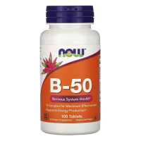 NOW Отдельные витамины NOW Vitamin B-50  (100 таб.) 