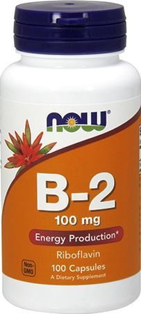 NOW Vitamin B-2 100mg (100 кап.)