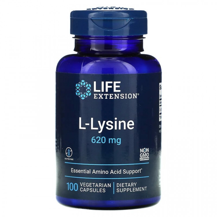 LIFE EXTENSION L-Lysine 620mg (100 вег.кап.)