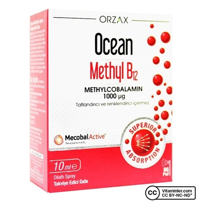 OCEAN Methyl B-12 Sprey 1000mcg (10 мл.)