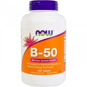 NOW Vitamin B-50 (250 таб.) до 08/2023