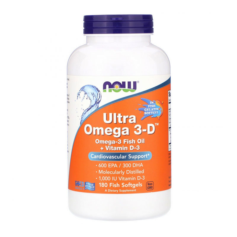 NOW Ultra Omega 3-D (180softgel)
