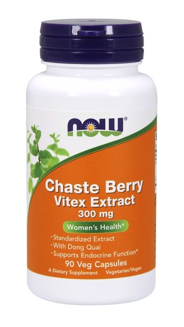 NOW Chaste Berry Vitex Extract 300mg (90 кап.)