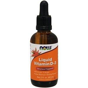 Витамин д3 NOW Liquid Vitamin D-3 (59мл.)