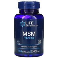 Life Extension LIFE EXTENSION MSM 1000mg (100 кап.) 
