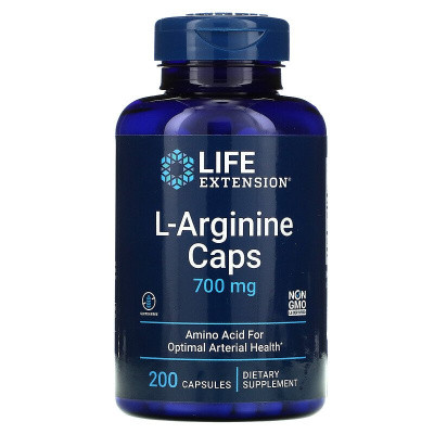 LIFE EXTENSION L-Arginine Caps 700mg (200кап.)