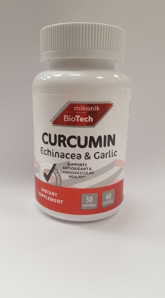 BioTech-Mikonik Curcumin Echinacea+Garlic (60кап.)