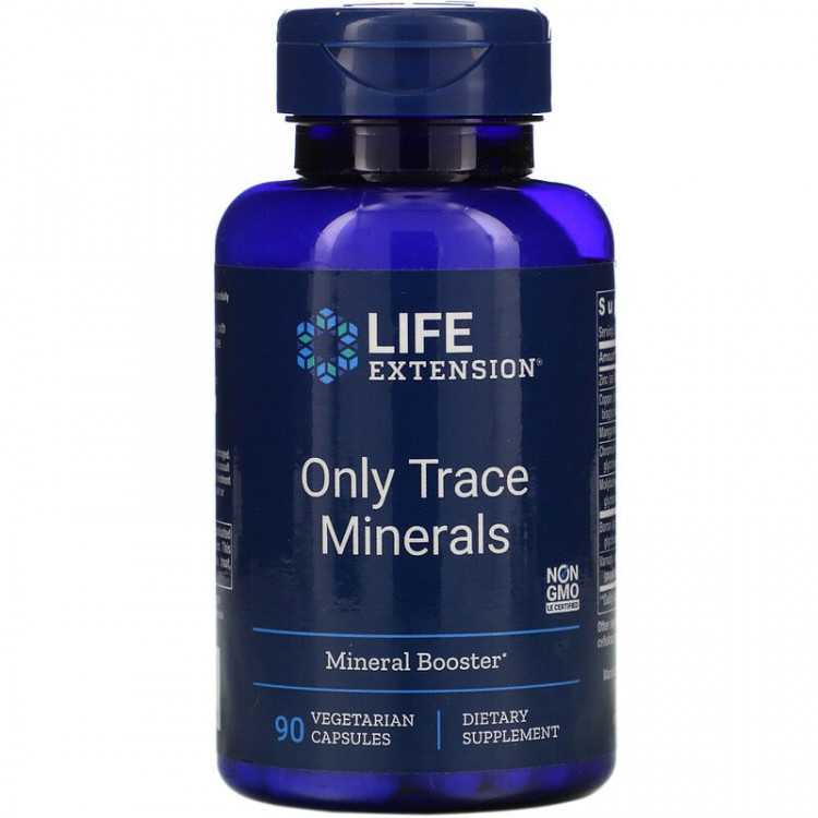 LIFE EXTENSION Only Trace Minerals (90 вег.кап.)