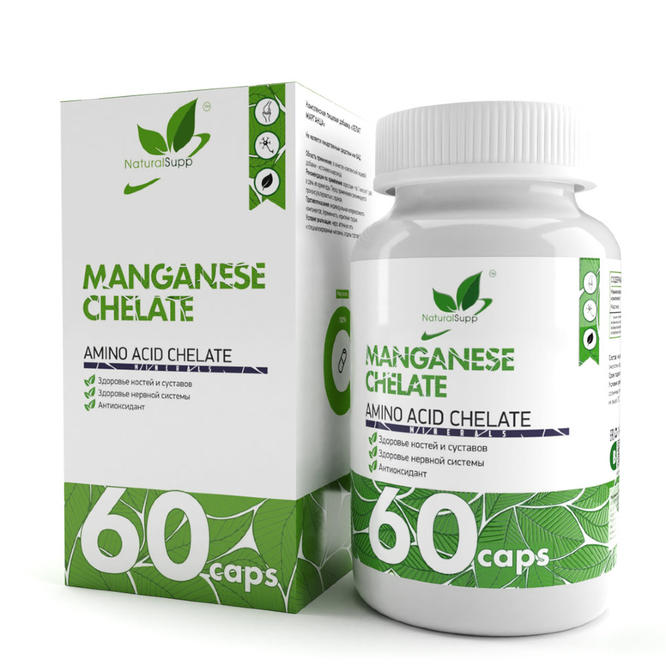 NATURALSUPP Manganese Chelate 5mg (60 кап.)