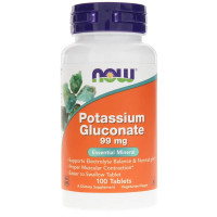 NOW NOW Potassium GLUCONATE 99mg (100таб.) 