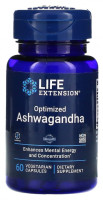 Life Extension LIFE EXTENSION Optimized Ashwagandha (60 вег.кап.) 