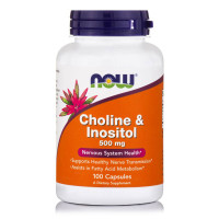 Витамины NOW Choline &amp; Inositol (100кап.)