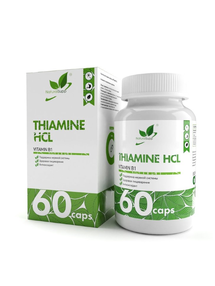 NATURALSUPP Thiamine HCl (60кап.)