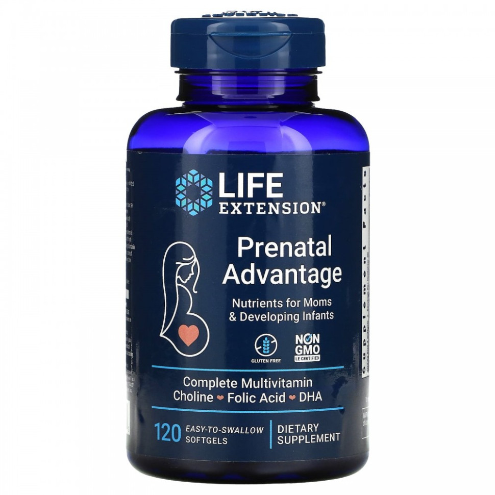 LIFE EXTENSION Prenatal Advantage (120 softgels кап.)