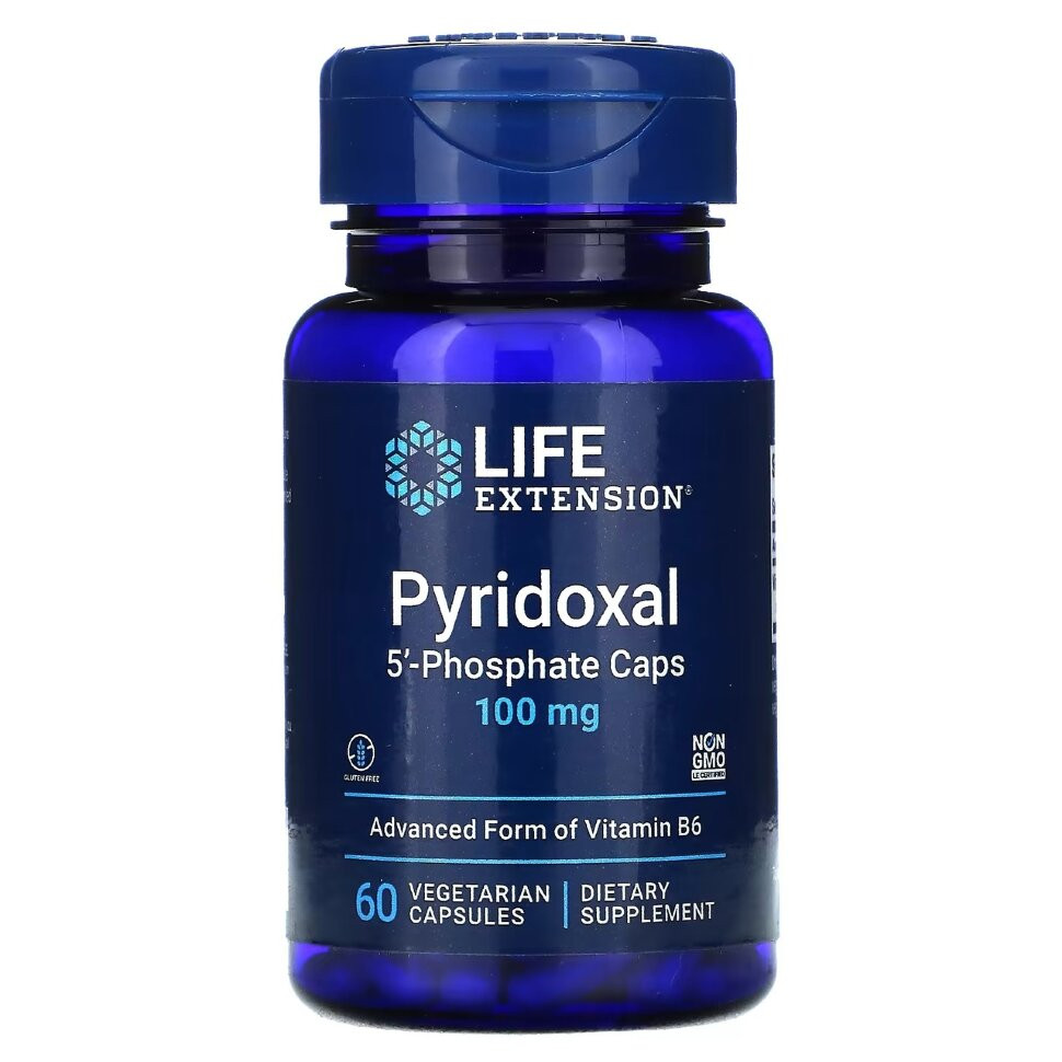 LIFE EXTENSION Pyridoxal 5-Phosphate 100mg (60 вег.кап.)