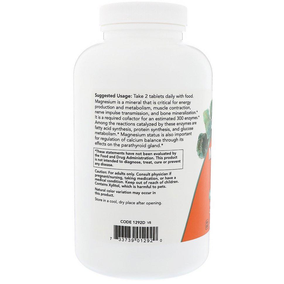 NOW Magnesium Citrate 200mg (250таб.)