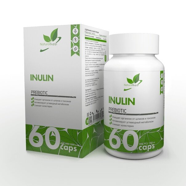 NATURALSUPP Inulin 500mg (60кап.)