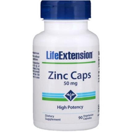 LIFE EXTENSION Zinc 50 mg (90 вег.кап)
