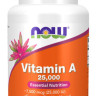 NOW Vitamin A 25000IU(100кап.)