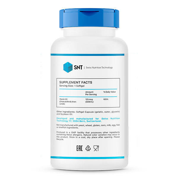 Отдельные витамины SNT Vitamin D3 5000 (240кап.)