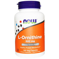 NOW L-Ornithine 500mg (120 вег.кап.)