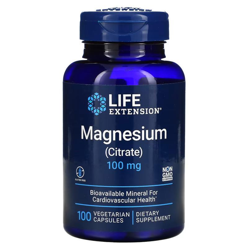 LIFE EXTENSION Magnesium (Citrate) 100mg (100 вег.кап.)