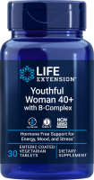 Life Extension LIFE EXTENSION Youthful Woman 40+ with B-Complex (30 вег.таб.) 