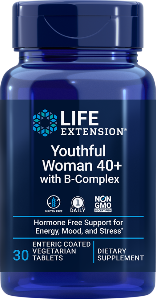 LIFE EXTENSION Youthful Woman 40+ with B-Complex (30 вег.таб.)