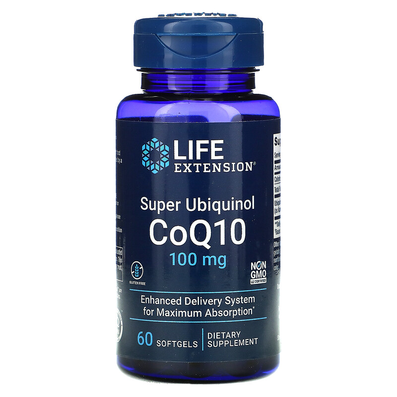 LIFE EXTENSION Super Ubiquinol CoQ10 100mg (60 soft)