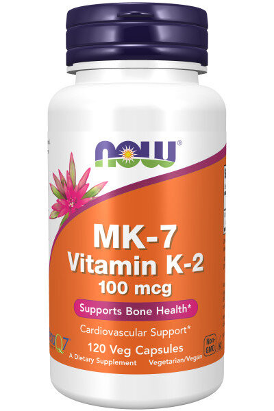 NOW Vitamin K-2/MK-7 100mcg (120 кап.)