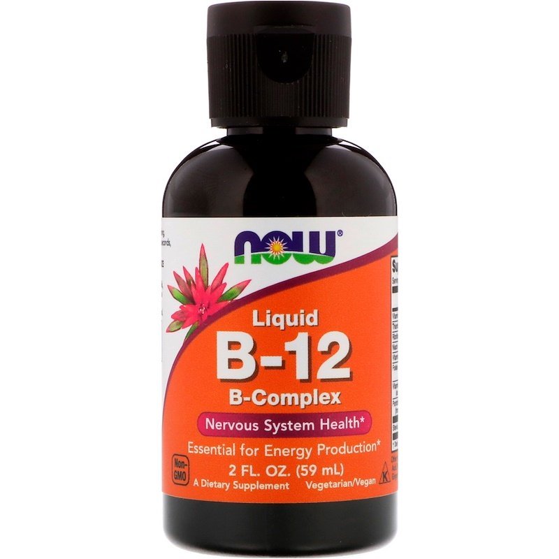NOW Liquid Vitamin B-12 B-Complex 2oz (59мл.) до 03/2024